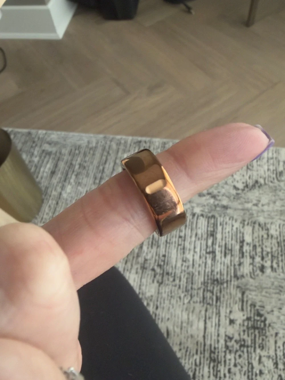 Oura Ring Gen 4 Rose Gold Size 7